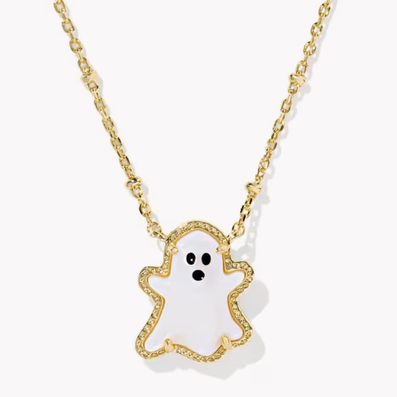 Kendra Scott Jewelry - kendra scott ghost gold short pendant necklace